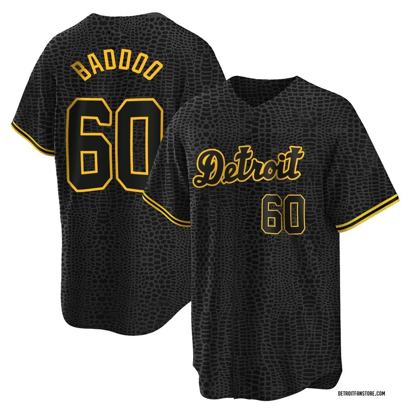 Akil Baddoo Men's Detroit Tigers Pitch Fashion Jersey - Black Replica
