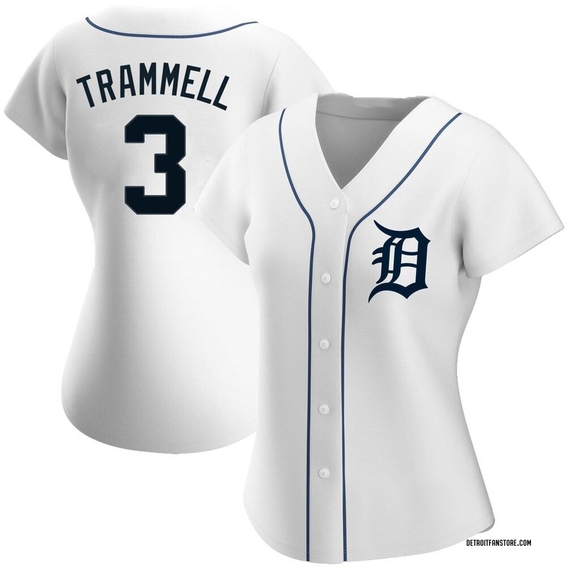Alan Trammell Women's Detroit Tigers Home Jersey - White Replica
