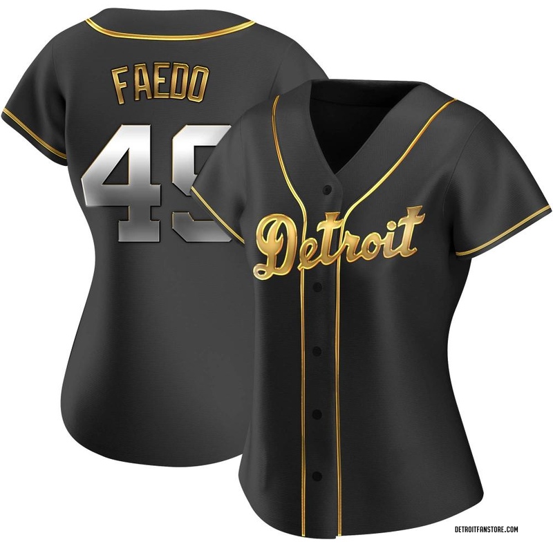 Alex Faedo Women's Detroit Tigers Pitch Fashion Jersey - Black Replica