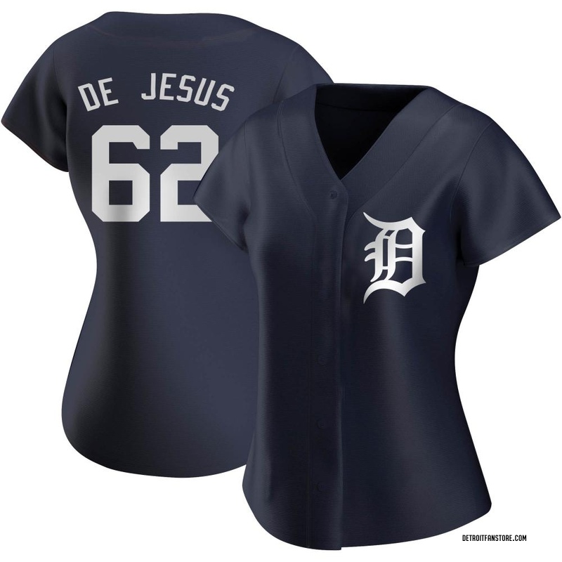 Angel De Jesus Women's Detroit Tigers Alternate Jersey - Navy Authentic