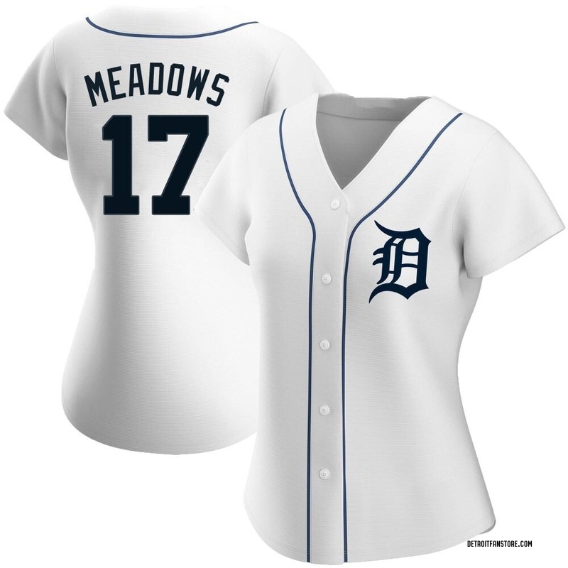 Austin Meadows Detroit Tigers Home White Baseball Player Jersey — Ecustomily