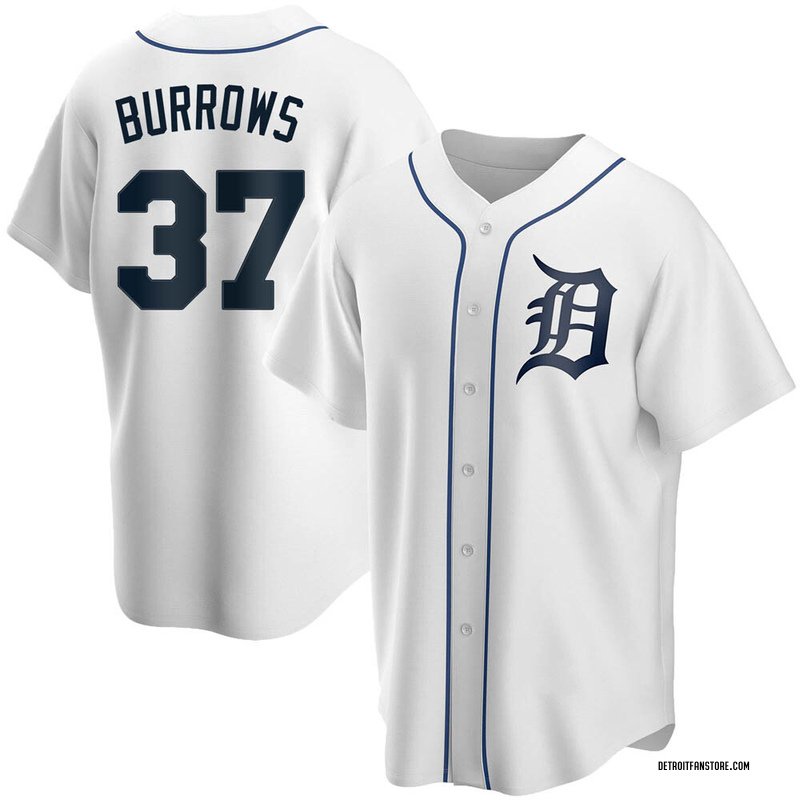 Beau Burrows Youth Detroit Tigers Home Jersey - White Replica