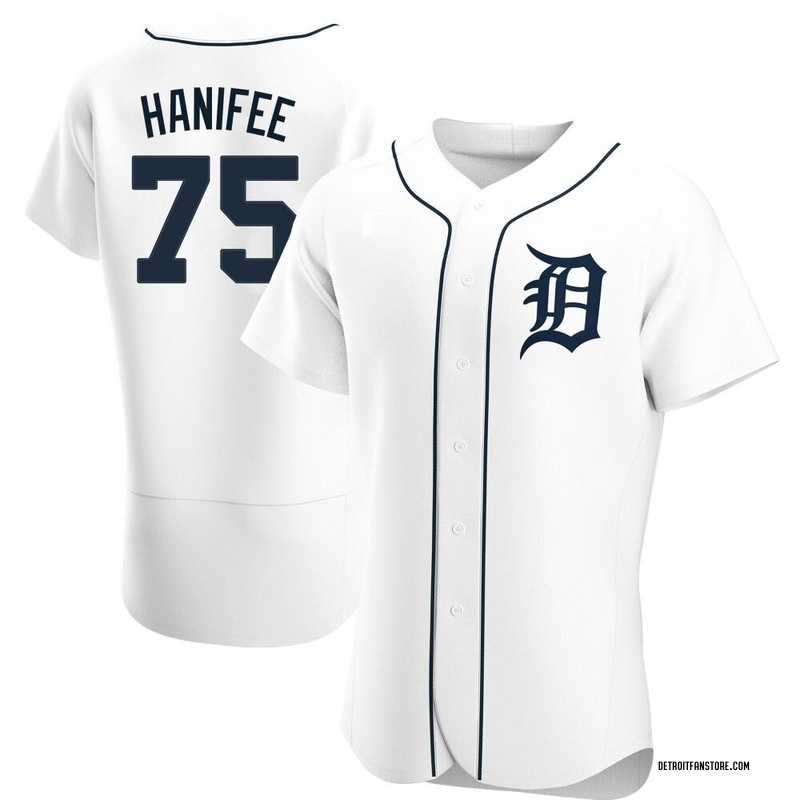 Brenan Hanifee Men's Detroit Tigers Snake Skin City Jersey - Black Authentic