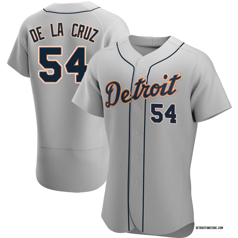 Danuerys De La Cruz Men's Detroit Tigers Road Cooperstown