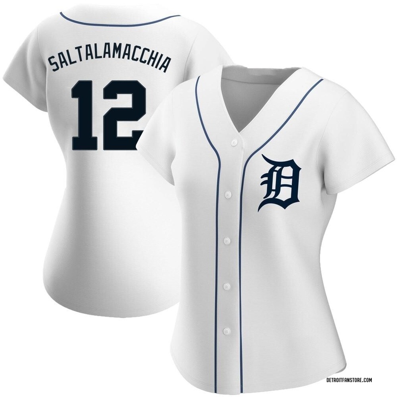 Jarrod Saltalamacchia Men's Detroit Tigers Home Jersey - White Authentic