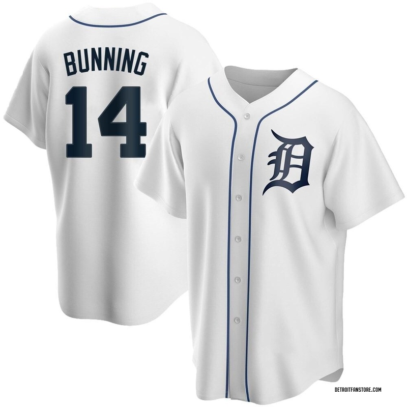 Jim Bunning Detroit Tigers Youth Navy Roster Name & Number T-Shirt 