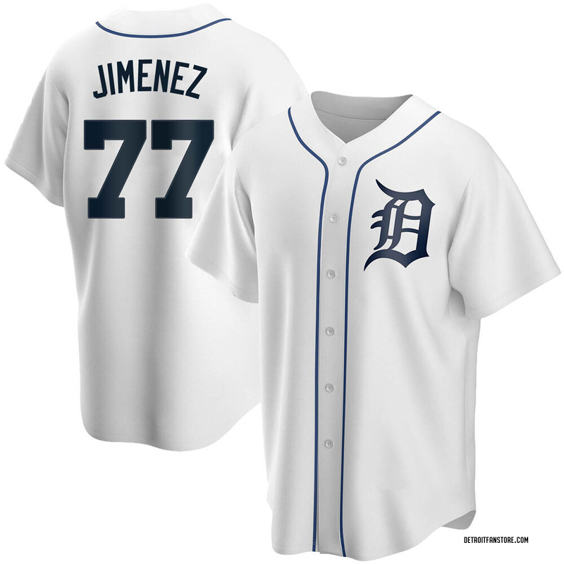 Joe Jimenez Men's Detroit Tigers Road Jersey - Gray Replica