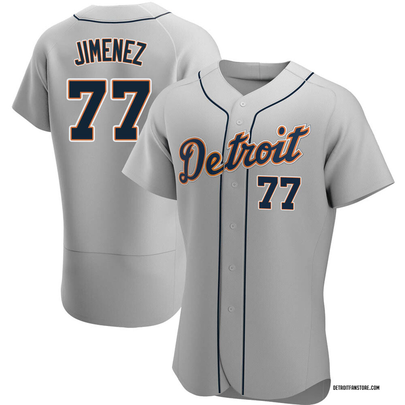 Joe Jimenez Men's Detroit Tigers Road Jersey - Gray Authentic