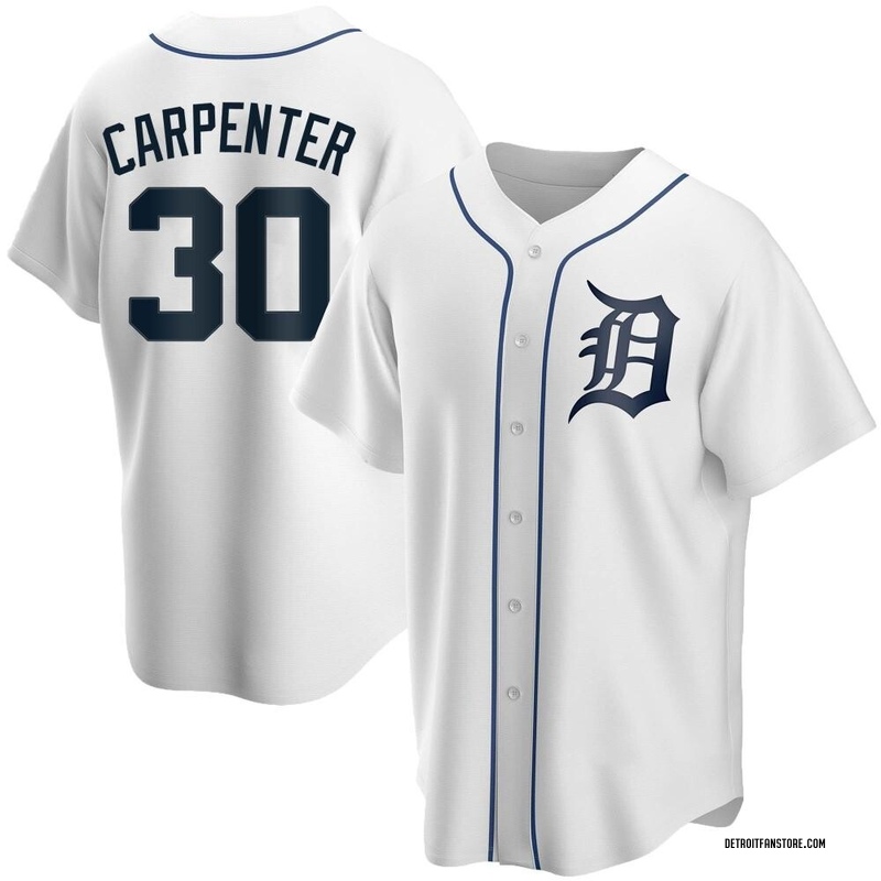 Kerry Carpenter Men's Detroit Tigers Road Cooperstown Collection Jersey -  Gray