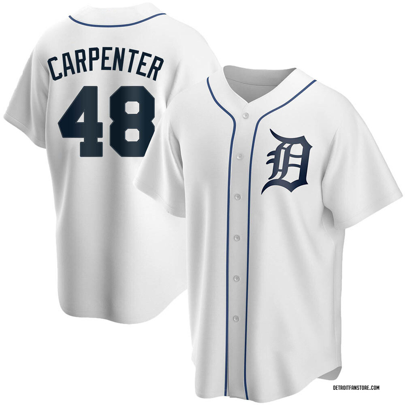 Kerry Carpenter Men's Detroit Tigers Road Jersey - Gray Authentic