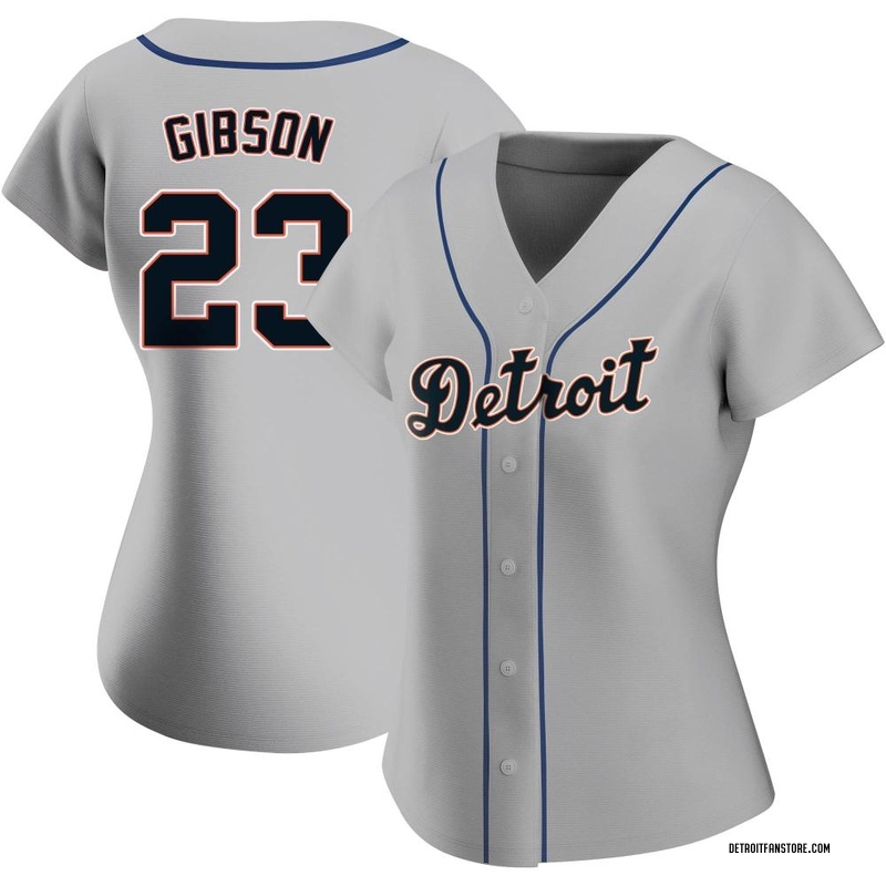 Kirk Gibson Men's Detroit Tigers 1968 Throwback Jersey - Grey Authentic