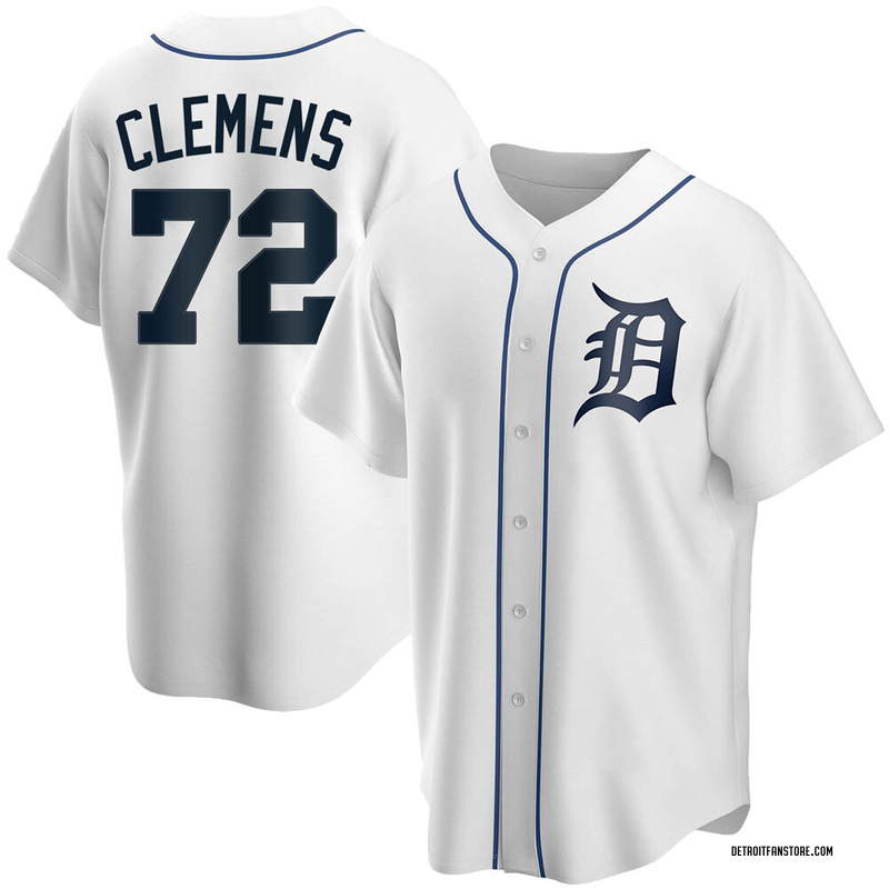 Kody Clemens Men's Detroit Tigers Home Jersey - White Replica