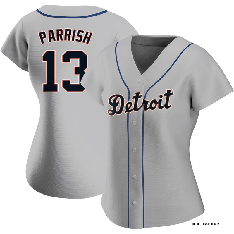 Lance Parrish Men's Detroit Tigers Throwback Jersey - Grey Authentic