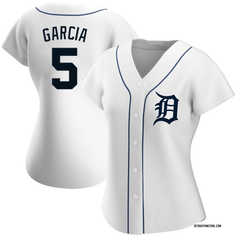 Luis Garcia Men's Detroit Tigers Home Jersey - White Authentic