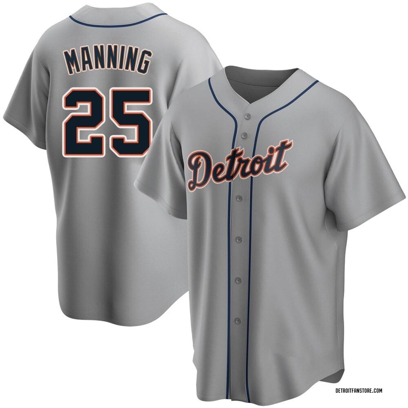 Matt Manning Men's Detroit Tigers Road Jersey - Gray Authentic