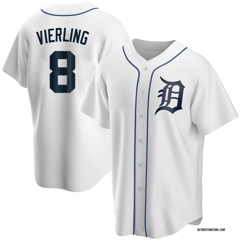 Matt Vierling Men's Detroit Tigers Home Jersey - White Replica