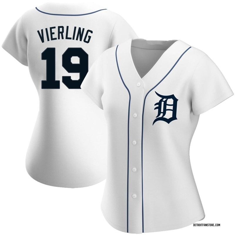 Matt Vierling Men's Detroit Tigers Home Jersey - White Authentic