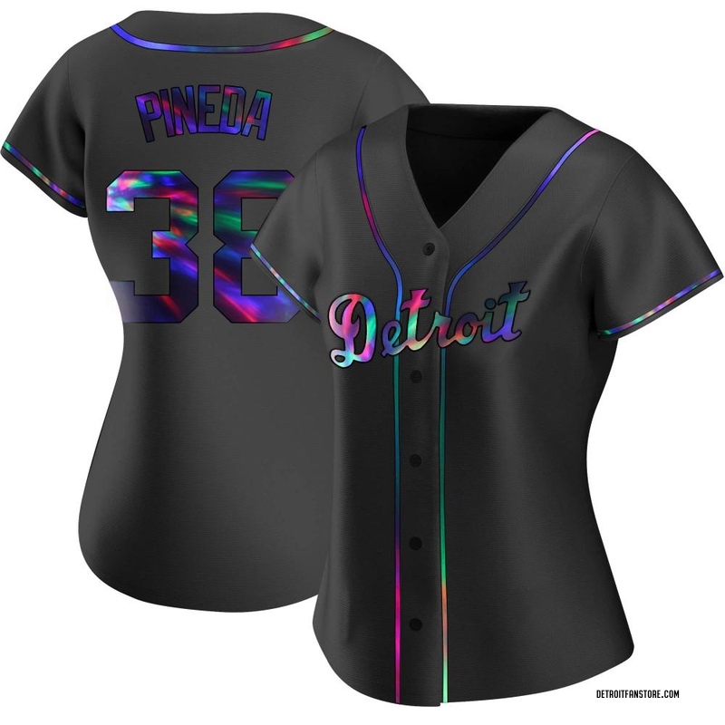 Michael Pineda Women's Detroit Tigers Pitch Fashion Jersey - Black