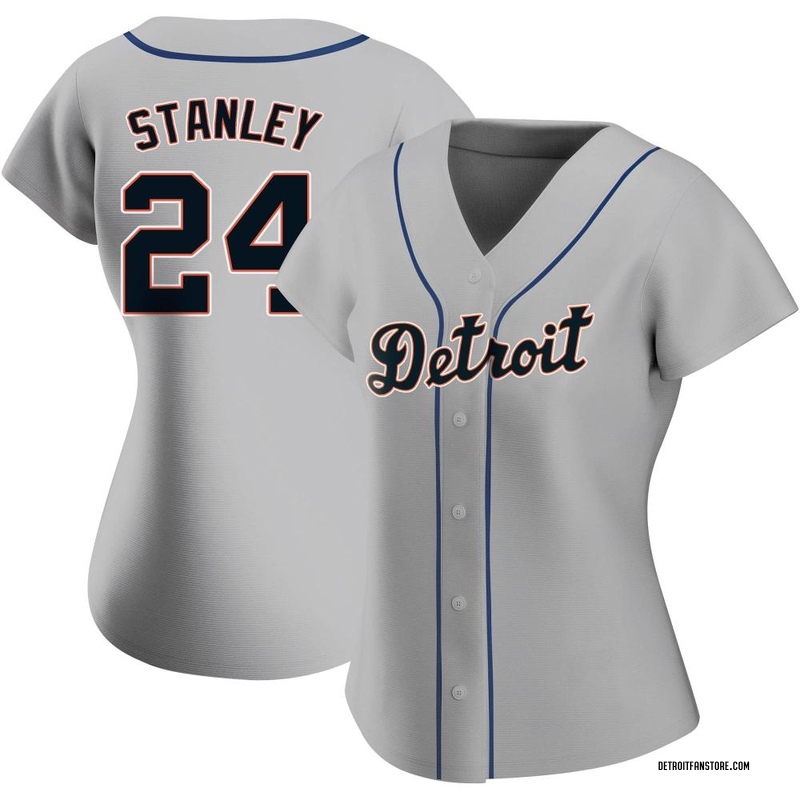 Mickey Stanley #24 Detroit Tigers Men's Nike Home Replica Jersey by Vintage Detroit Collection