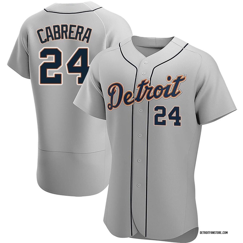 Miguel Cabrera Men's Detroit Tigers Road Jersey - Gray Authentic