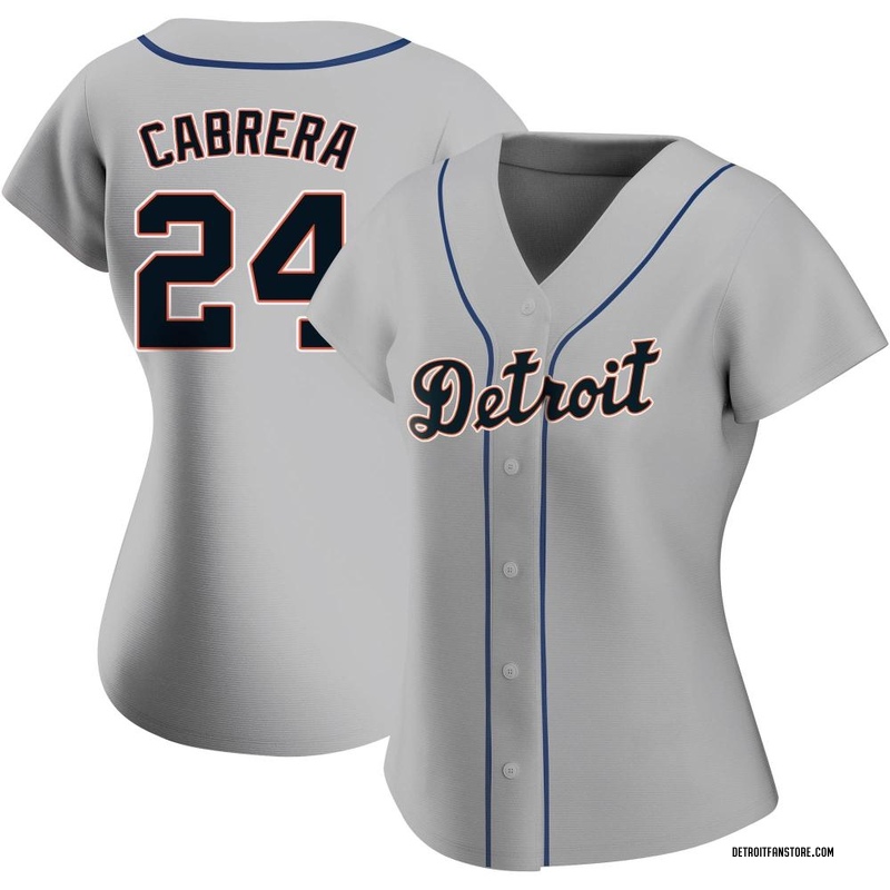 Miguel Cabrera Women's Detroit Tigers Road Jersey - Gray Authentic
