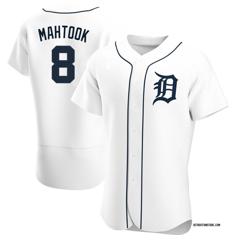 Mikie Mahtook Detroit Tigers Majestic Road Authentic Collection Flex Base  Player Jersey - Gray