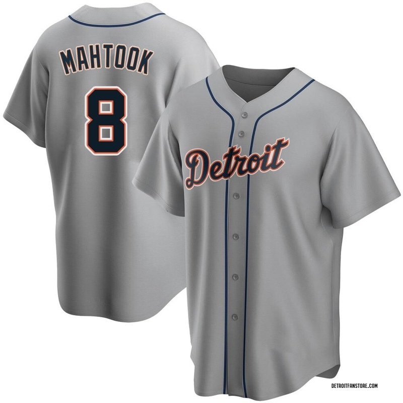 Mikie Mahtook Detroit Tigers Majestic Road Authentic Collection Flex Base  Player Jersey - Gray