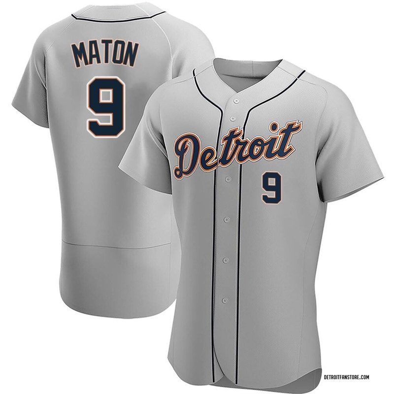 Nick Maton Men's Detroit Tigers Road Jersey - Gray Authentic