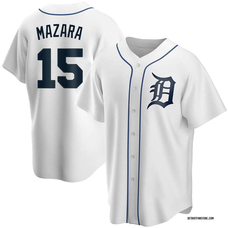 Nomar Mazara Men's Detroit Tigers Home Jersey - White Replica