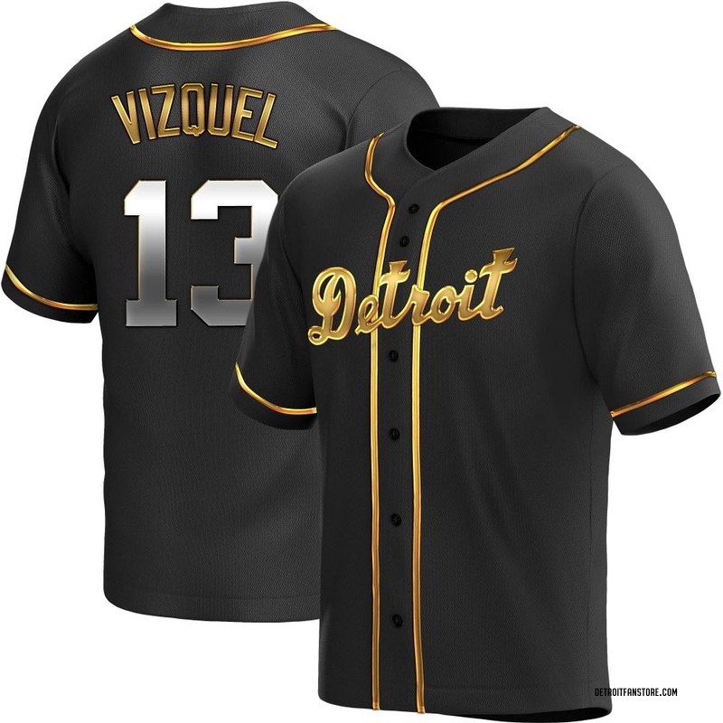 Omar Vizquel Youth Detroit Tigers Road Jersey - Gray Replica