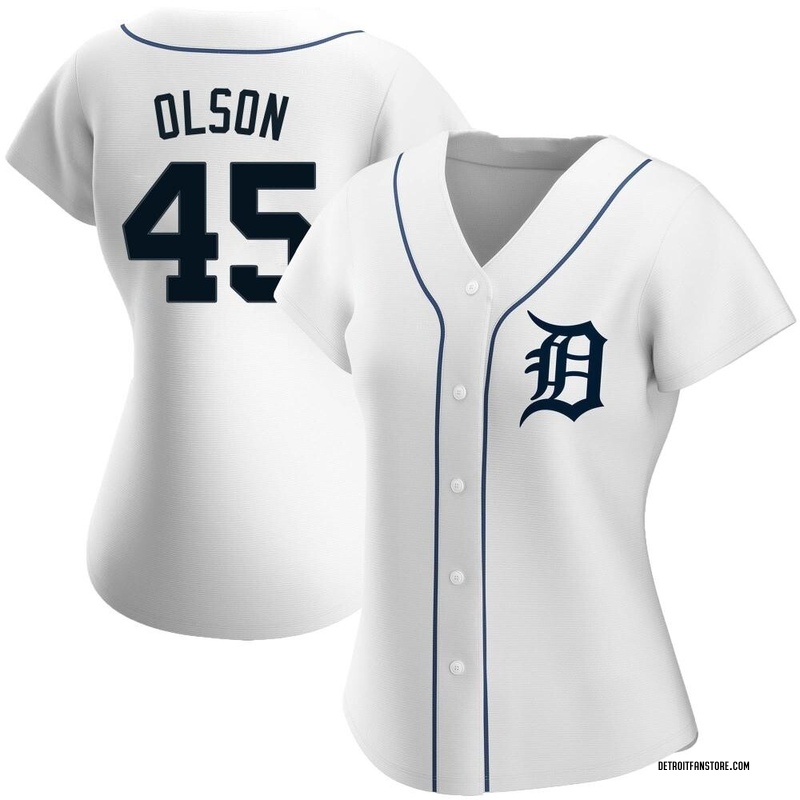 Reese Olson Men's Detroit Tigers Home Jersey - White Authentic