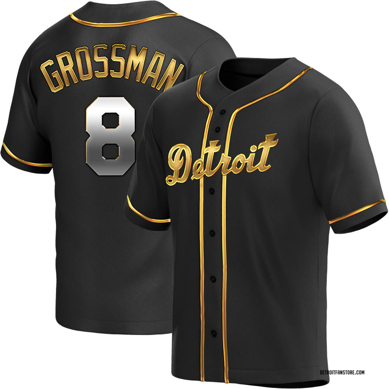 Robbie Grossman Youth Detroit Tigers Home Jersey - White Replica