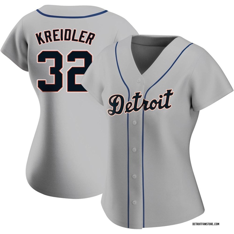 Majestic MLB Detroit Tigers Home Replica Baseball Women's Jersey, White