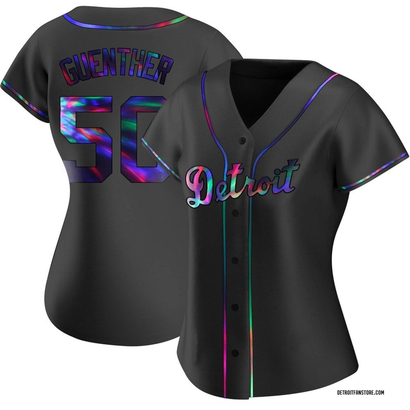 Sean Guenther Women's Detroit Tigers Pitch Fashion Jersey - Black Replica