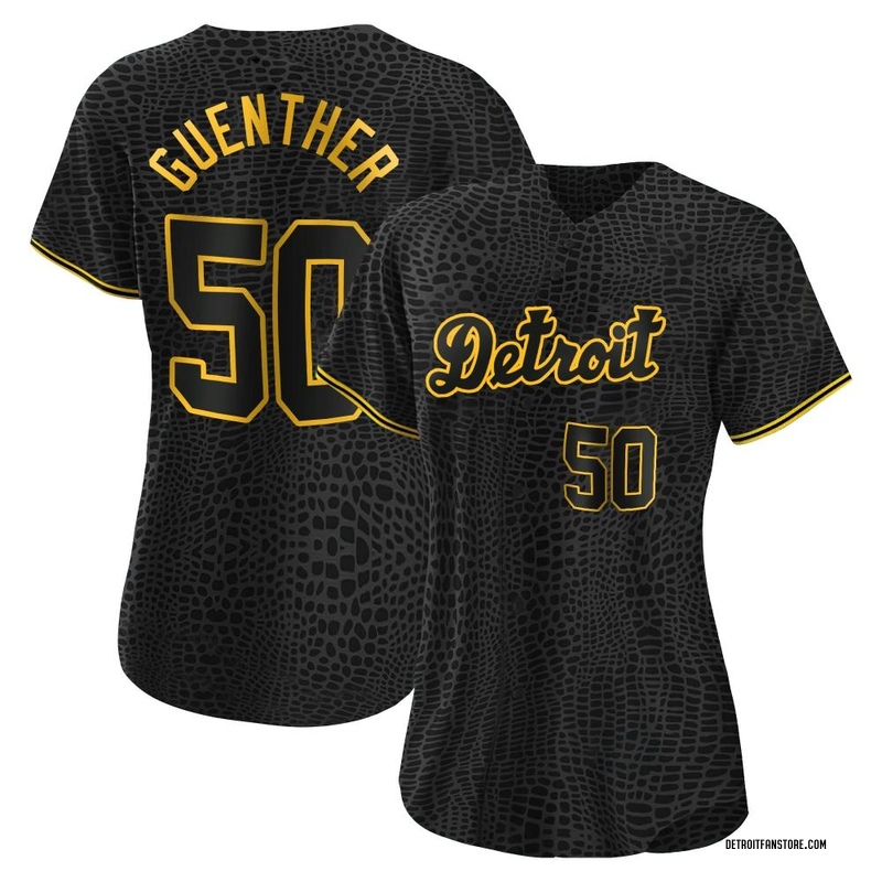 Sean Guenther Women's Detroit Tigers Pitch Fashion Jersey - Black Replica