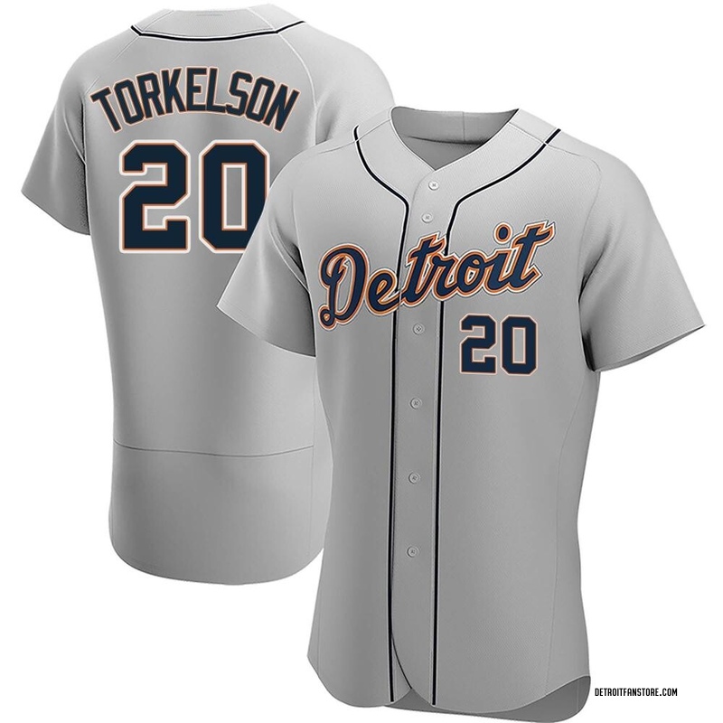 Spencer Torkelson Men's Detroit Tigers Road Jersey - Gray Authentic