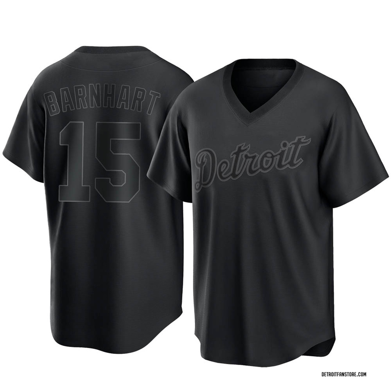 Tucker Barnhart Men's Detroit Tigers Pitch Fashion Jersey - Black Replica