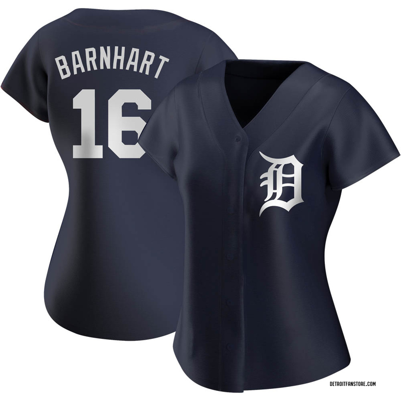 Tucker Barnhart Detroit Tigers Women's Navy Roster Name & Number T