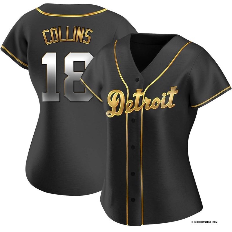Tyler Holton Women's Detroit Tigers Pitch Fashion Jersey - Black Authentic
