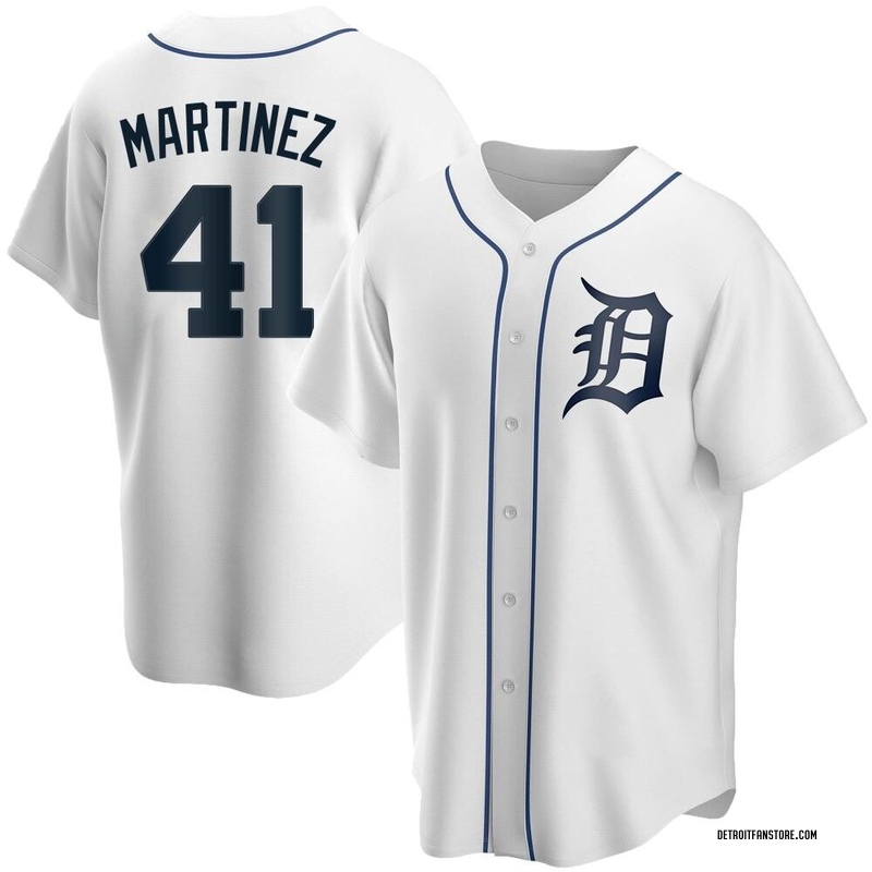 Victor Martinez Men's Detroit Tigers Home Jersey - White Replica