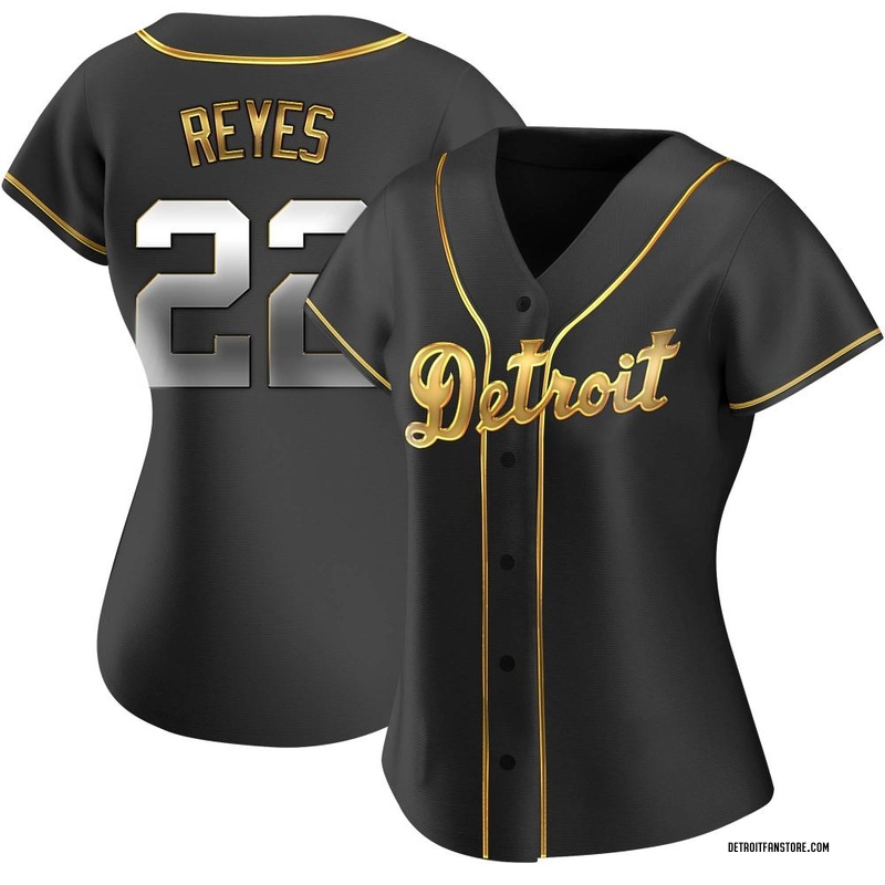 Miguel Cabrera Men's Detroit Tigers Alternate Jersey - Black Golden Replica