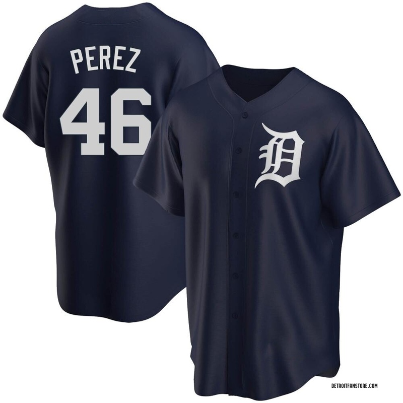 Wenceel Perez Youth Detroit Tigers Road Jersey - Gray Replica