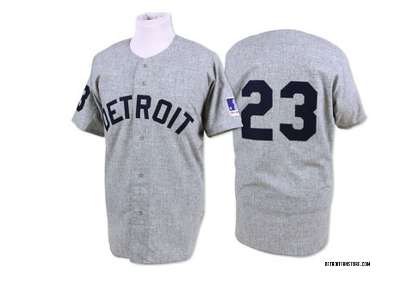 Willie Horton Men's Detroit Tigers 1969 Throwback Jersey - Grey Authentic