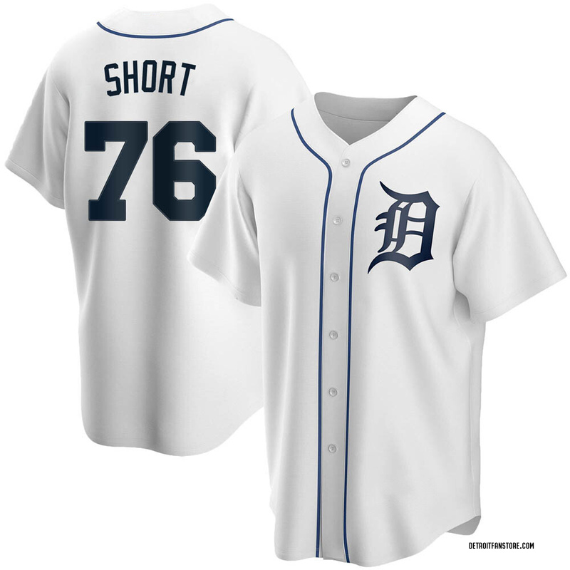 Zack Short Men's Detroit Tigers Alternate Jersey - Navy Replica