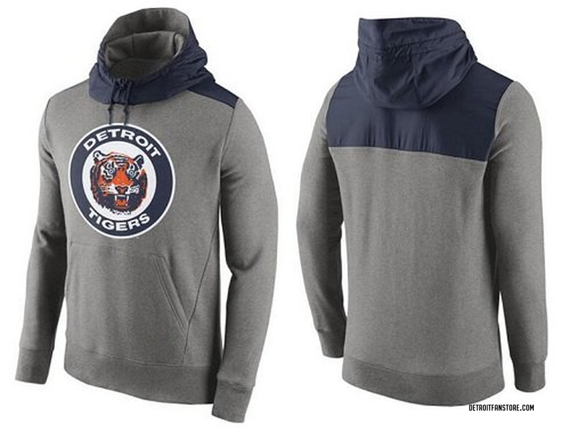 Men's Detroit Tigers Cooperstown Collection Hybrid Pullover Hoodie